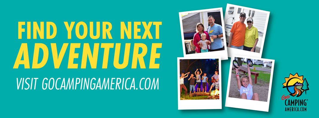 'Visit GoCampingAmerica.com to find your next camping spot! Find campgrounds with spots for tents and RVs as well as campgrounds with cabins and unique accommodations such as yurts!'
